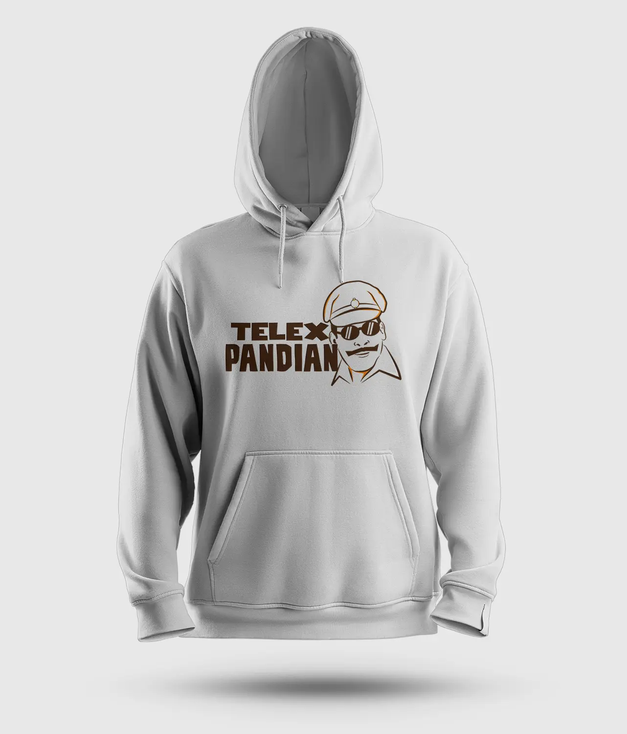 Telex Pandian Men/Unisex Hoodie in White Color