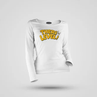 Theri Level Women's Long Sleeve T-Shirt in White Color