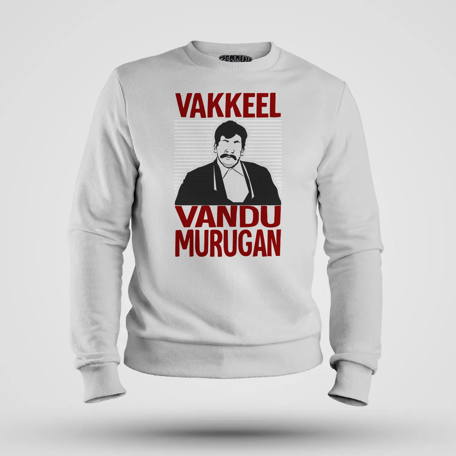 Vakeel Vandu Murugan Men/Unisex Sweatshirt in White Color