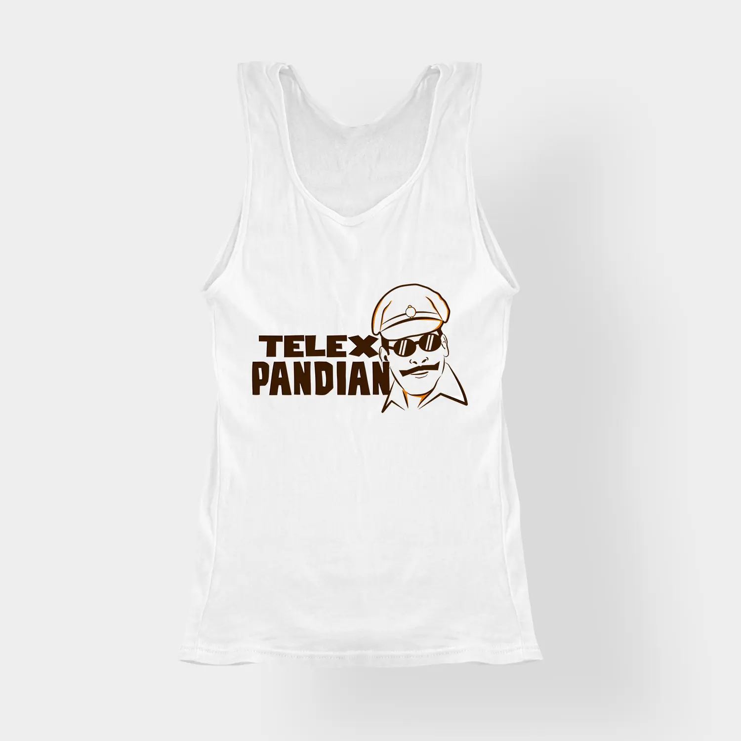 Telex Pandian Women's Tank Top in White Color
