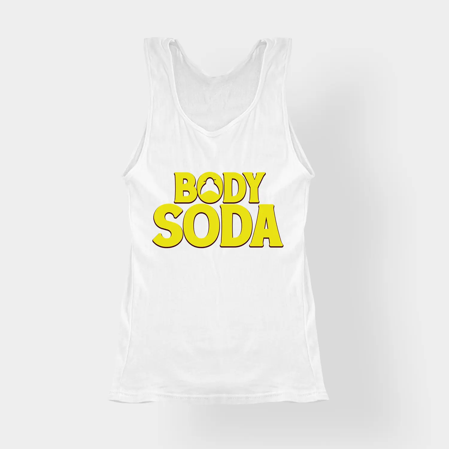 Body Soda Women's Tank Top in White Color