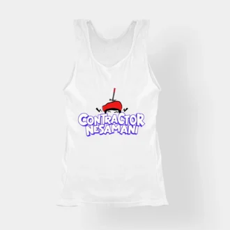 Contractor Nesamani Women's Tank Top in White Color