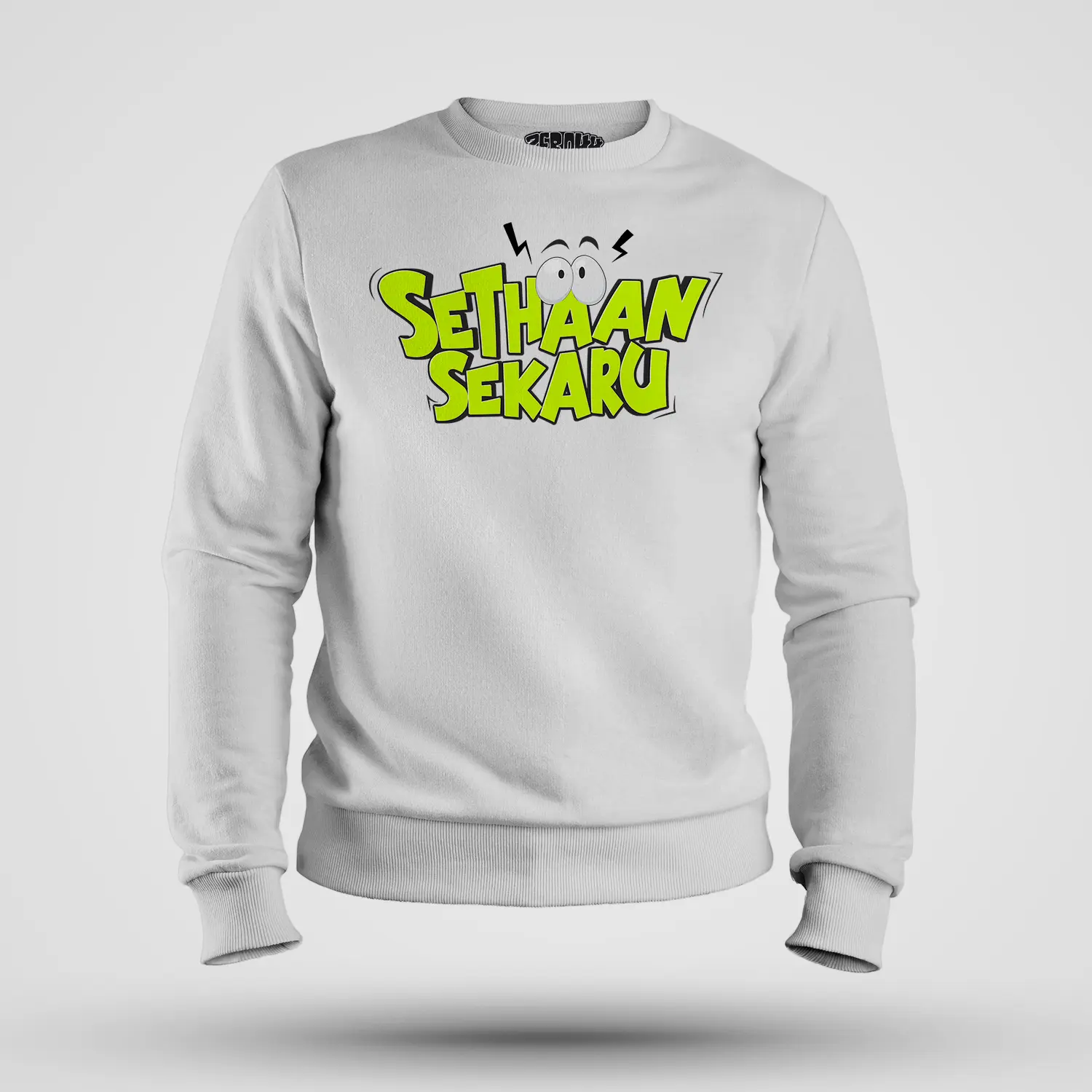Sethaan Sekaru Men/Unisex Sweatshirt in White Color