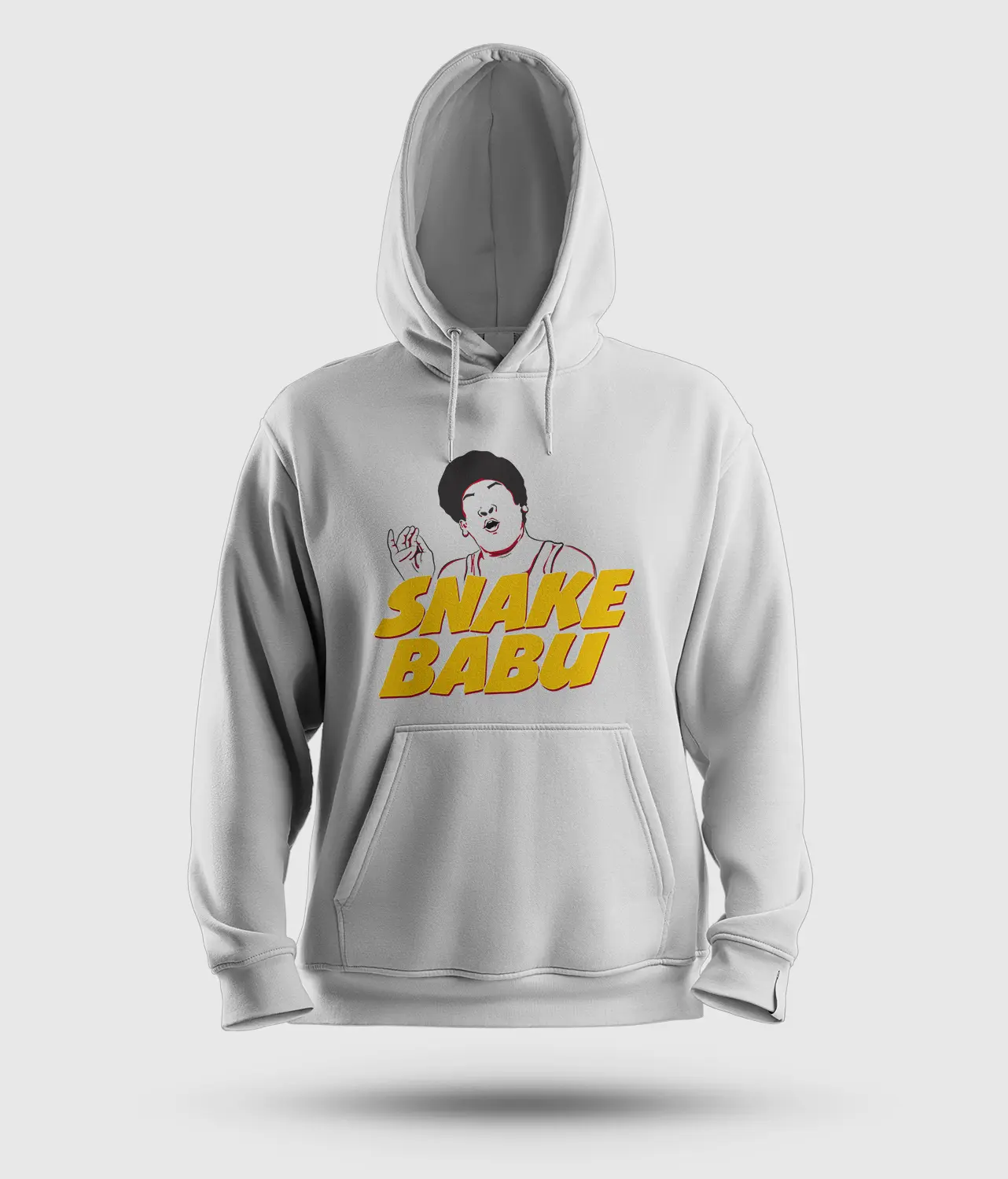 Snake Babu Men/Unisex Hoodie in White Color