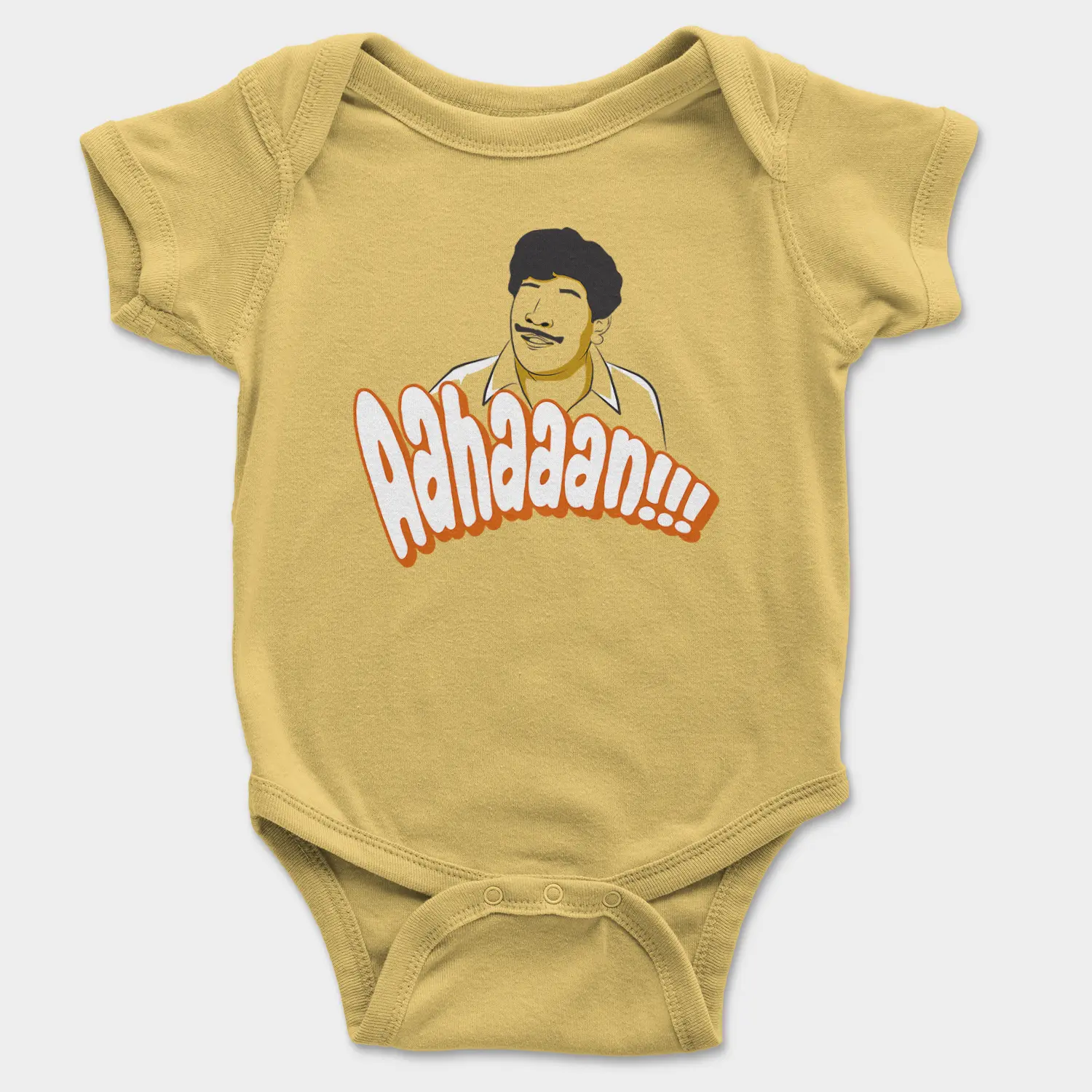 Aahaaan Onesie/Romper in Yellow Color