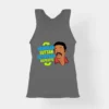 Vandan Suttan Seththan Repeattu Women's Tank Top in Charcoal Melange Color