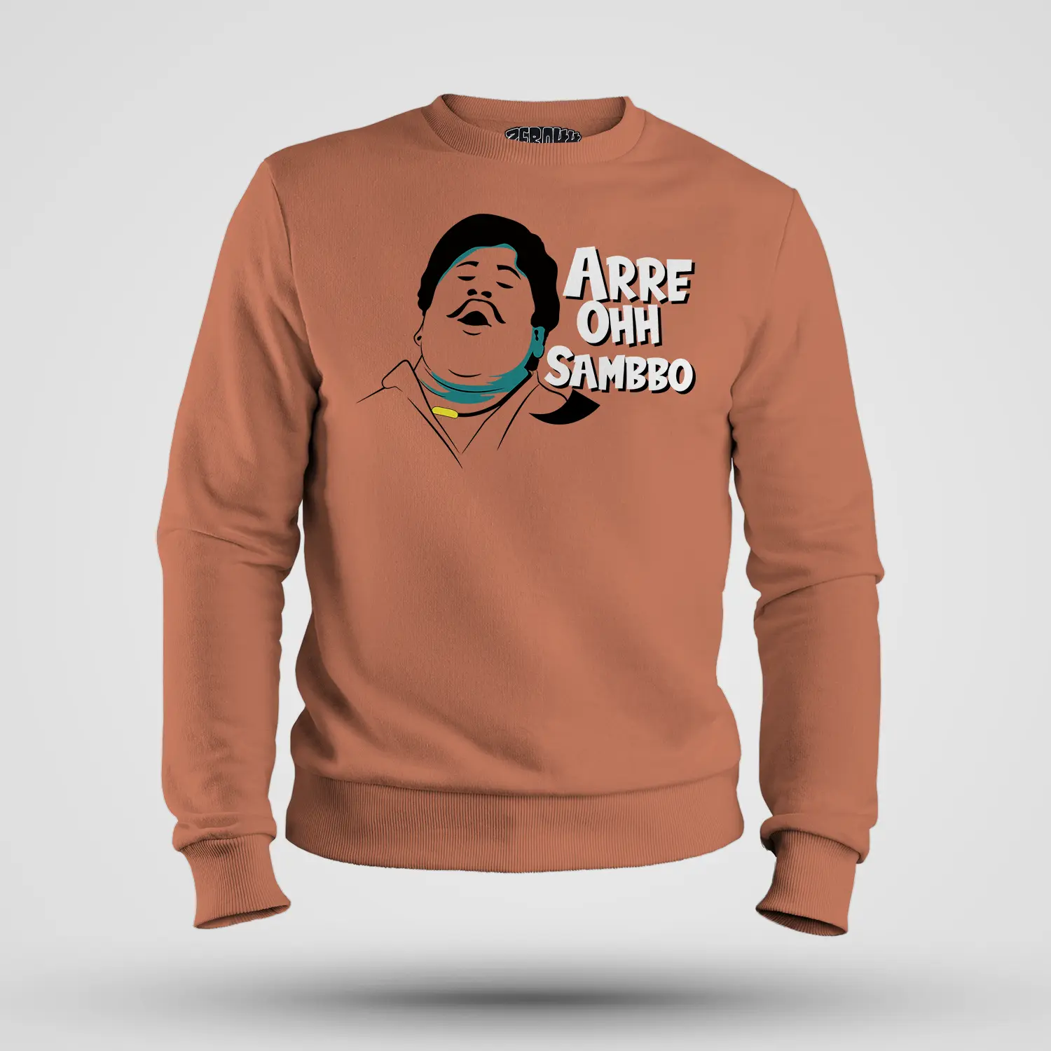 Arre Ohh Sambbo Men/Unisex Sweatshirt in Coral Color