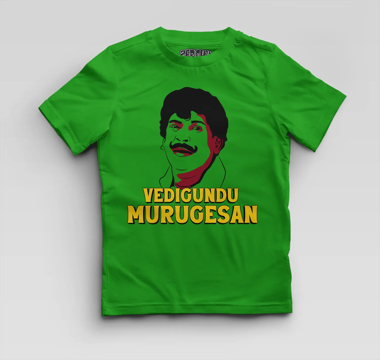 Vedigundu Murugesan Boys Round Neck T-Shirt in Flag Green Color