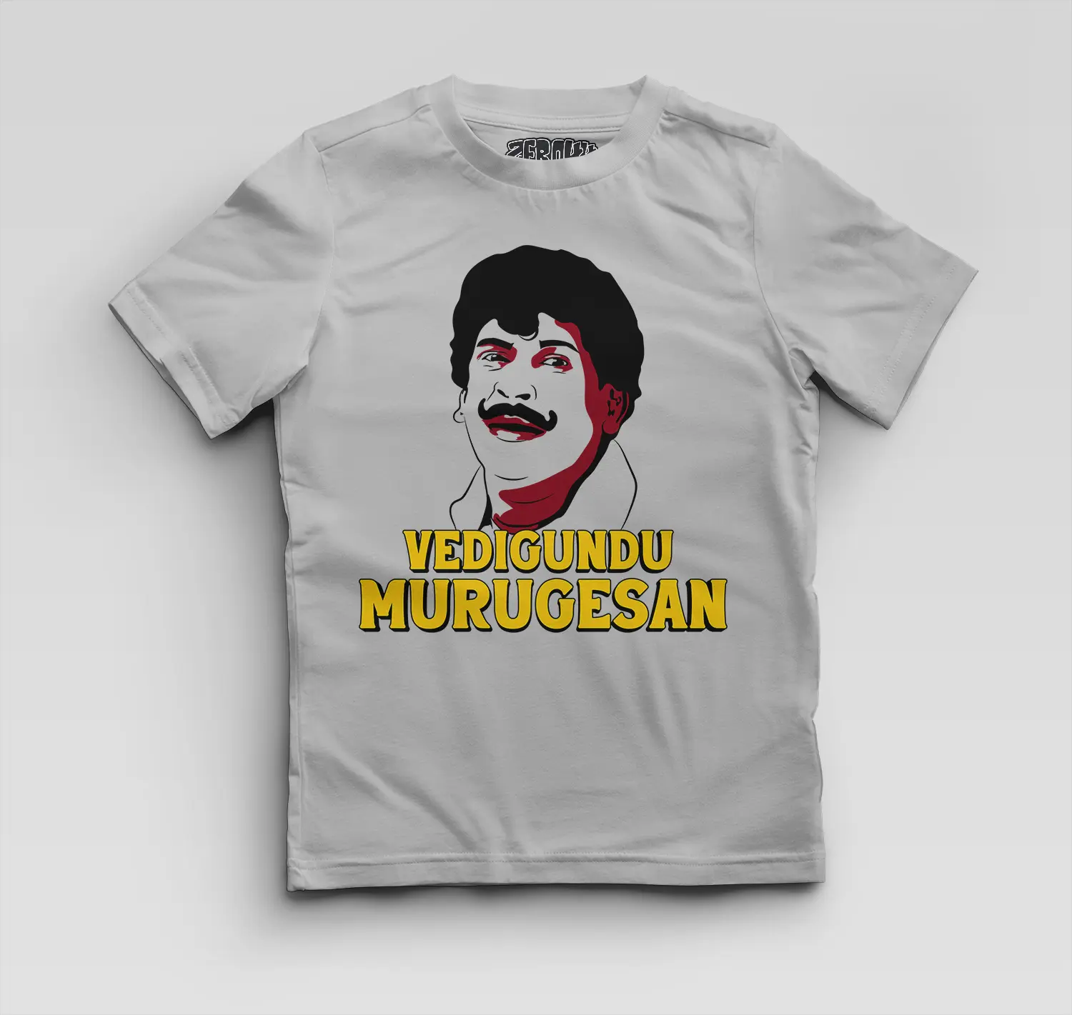 Vedigundu Murugesan Boys Round Neck T-Shirt in Grey Melange Color