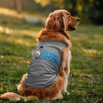 Venaam Valikuthu Aluthuruven Dog Tank in Grey Melange Color
