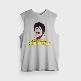 Vedigundu Murugesan Men/Unisex Tank Top in Grey Melange Color