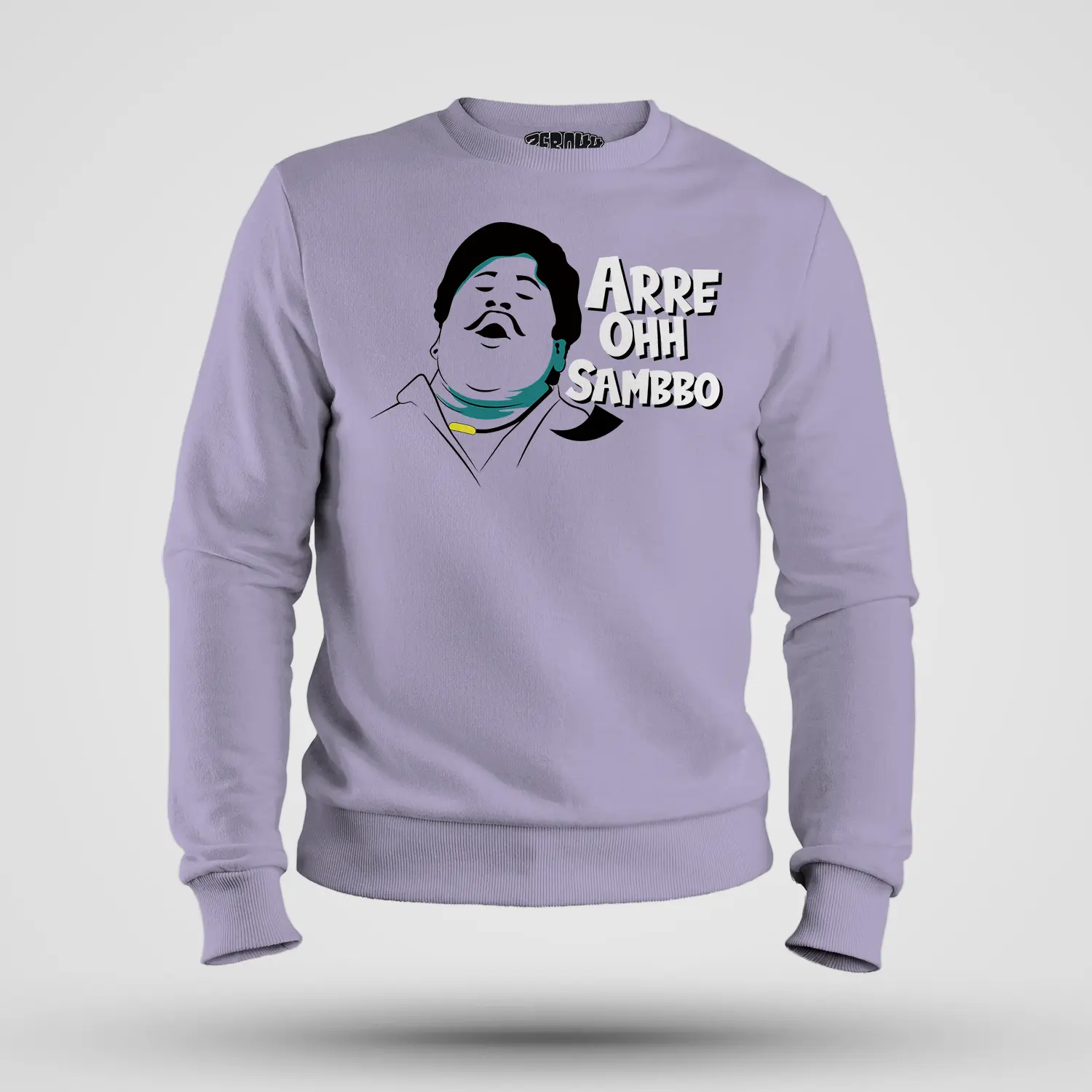 Arre Ohh Sambbo Men/Unisex Sweatshirt in Lavender Color