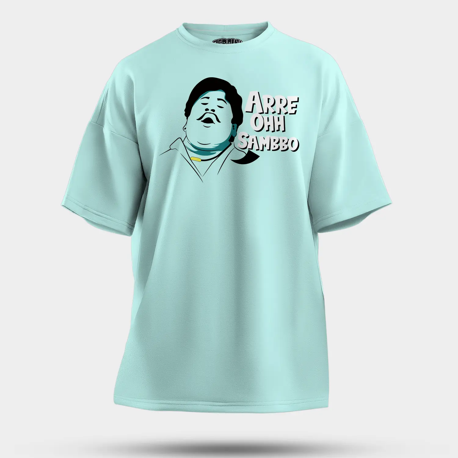 Arre Ohh Sambbo Men/Unisex Oversized T-Shirt in Mint Color
