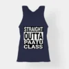 Straight Outta Paatu Class Women's Tank Top in Navy Blue Color
