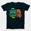 Vandan Suttan Seththan Repeattu Men/Unisex T-Shirt in Petrol Blue Color