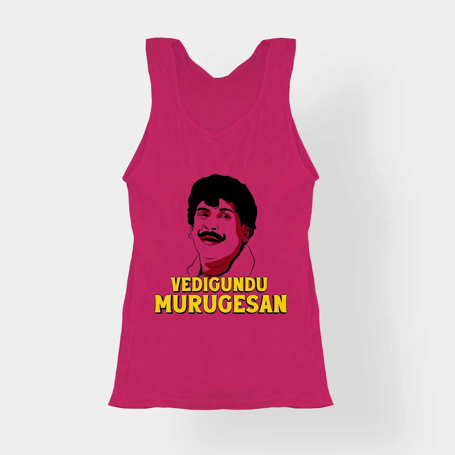 Vedigundu Murugesan Women's Tank Top in Pink Color