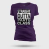 Straight Outta Paatu Class Women's T-Shirt in Purple Color