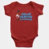 Venaam Valikuthu Aluthuruven Onesie/Romper in Red Color
