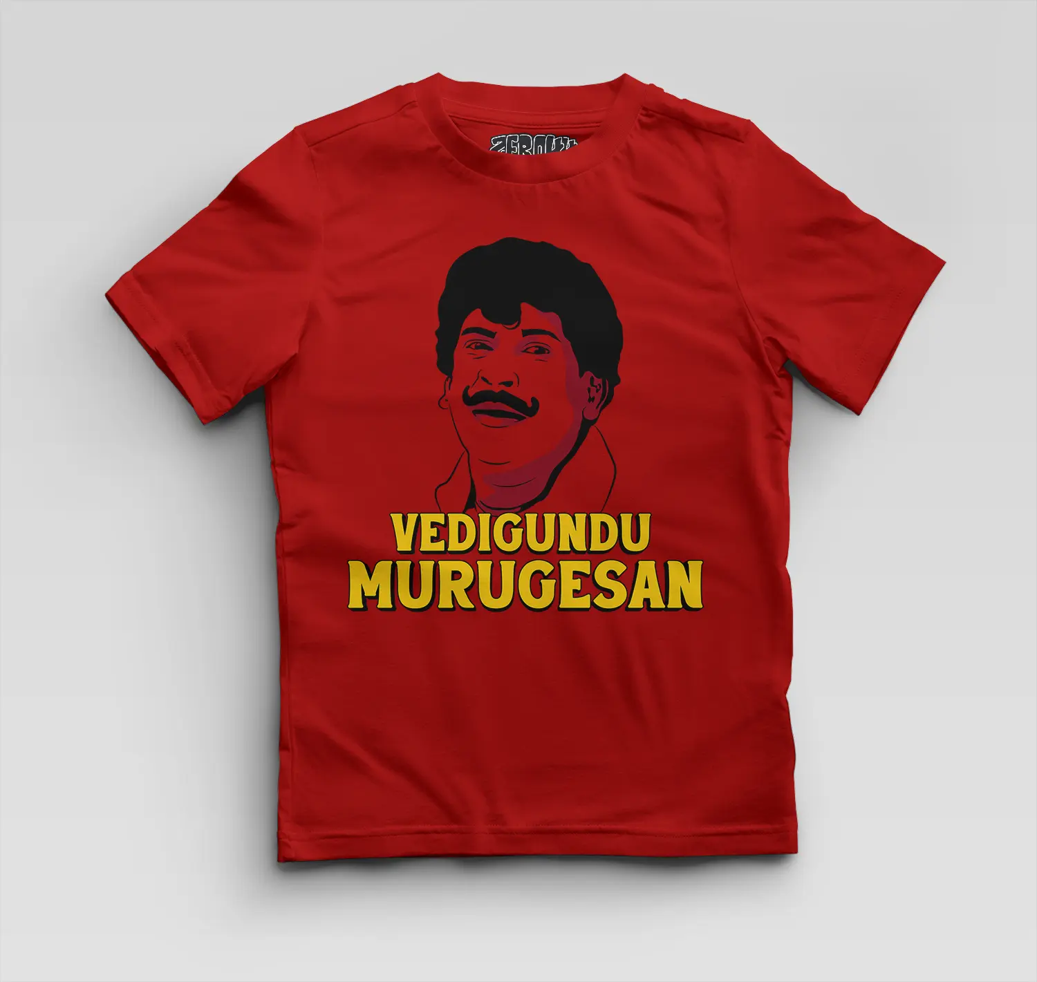 Vedigundu Murugesan Boys Round Neck T-Shirt in Red Color