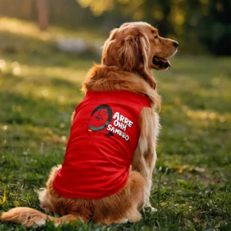 Arre Ohh Sambbo Dog Tank in Red Color