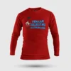 Venaam Valikuthu Aluthuruven Men/Unisex Long Sleeve T-Shirt in Red Color