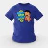 Vandan Suttan Seththan Repeattu Girls Round Neck T-Shirt in Royal Blue Color